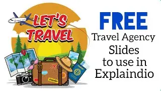 Travel Agency Explaindio Slide Packs For Free || Explaindio Video Creator New Slides 2022