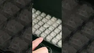 Вот как звучат переключатели Akko CS Crystal! 😍 #шорты #механическиеклавиатуры