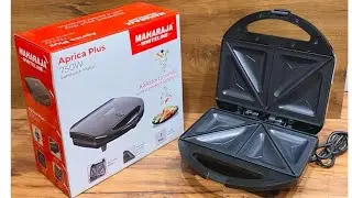 MAHARAJA Whiteline sandwich maker Aprica plus..Demo.unboxing.
