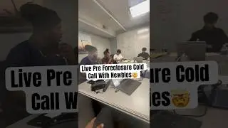 Cold Calling Pre Foreclosure Sellers Live🤯#realestateinvesting #foreclosure #coldcalling #sales