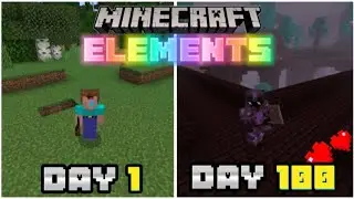 {Minecraft 100 Days In Avatar:The Last Airbender} [ #neonblack #100daysminecraft]