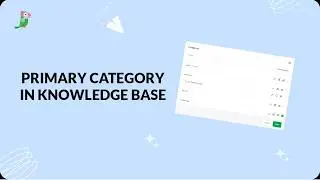 The purpose of the primary category in your knowledge base