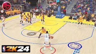 NBA 2K24 Golden State Warriors vs Los Angeles Lakers | Stephen Curry vs LeBron James - Gameplay PS5
