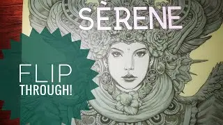 Flip Through of Serene Coloring Book