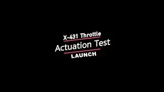 Launch | X-431 Throttle: Actuation Test