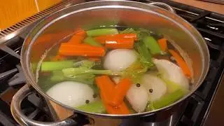 Making Easy Peruvian Xcholti Chicken Rice Avocado Soup Vegetable Broth - 3 Hours