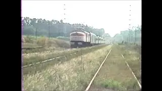 Trem de passageiros Fepasa PP8 Ventania 1988