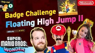 Floating High Jump II | Badge Challenge | Deep Magma Bog | Super Mario Bros. Wonder