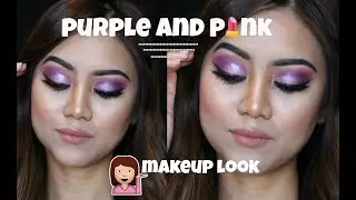 PURPLE AND PINK MAKEUP LOOK | YANA SU