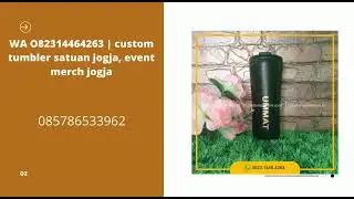 WA O82314464263 |  custom tumbler satuan jogja, event merch jogja