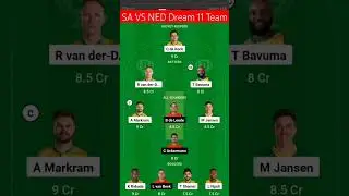 SA 🆚 NED DREAM 11 TEAM ||TODAY DREAM11 TEAM #dream11 #viralteam #SHORTS #VIRAL