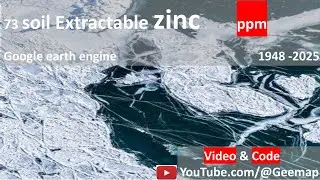 Google Earth Engine toturial73 Soil extractable Zinc (ppm, ppb)  Chart📈 Remotesensing satellite Qgis
