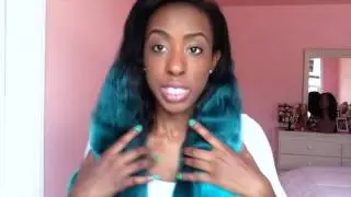 Hair Review   IsisHair Brazilian Ombre Mermaid Color