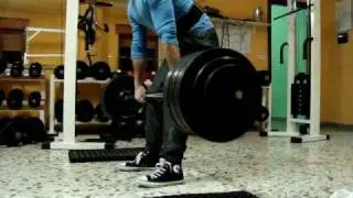 2apr2010 - Deadlift regolamentare Test New PB 158 kg  ( infilata? )