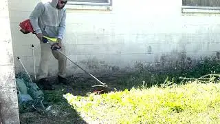 Tall Grass Mowed Down | CRISPY Edge | Lawn Mowing Footage #timelapse #satisfying #lawncare #skills