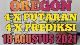 JP MASSAL TOP 4D #OREGON 18 AGUSTUS 2021