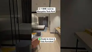 ✨ Premium 1BHK Investment &ndash; Next to Manyata Tech Park. #realestate #home #property #primeproperty