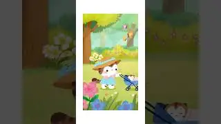 A Day in the Park: Fluffy Cat & Her Kitten's Stroll  #trending #cat #shortsviral #cute #kitten #ai