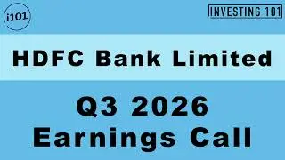 HDFC Bank Limited Q3 2026 Earnings Call