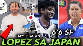 Time na ni Lopez sa GILAS | Francis Lopez Pinakilala na sa Japan 