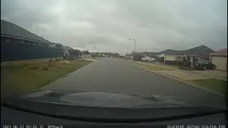 View of Australia from car