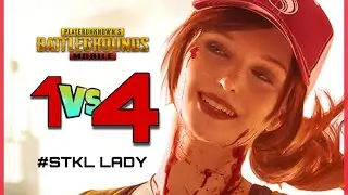 Pubg Mobile: 1v4 Clutch by STKL LADY | iPhone 12 Pro Max Gameplay | Asia