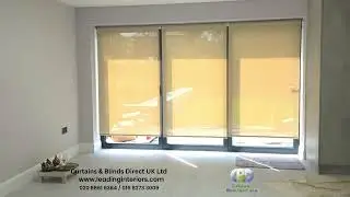 Motorised Roller Blinds with Temperature Control | www.leadinginteriors.com Milton Keynes Shefford