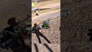 Biker Crashes His Bike 😱