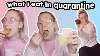 what i eat working from home: QUARANTINED VEGAN 🌱🥑