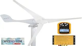 Pikasola 400W Wind Turbine Generator AC 12Volt Economy 3 Blades Windmill