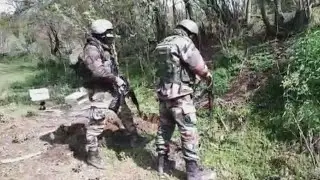 8 Hours Search Operation Going On Kreeri Baramulla