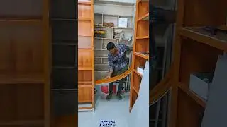 kitchen cupboard aluminium fabrication #trending #wardrop#aluminium #wood#youtubeshorts #diy #door