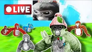 Leafex Is LIVE! Gorilla Tag Minigames And V-stump!