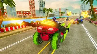 [Atv Quad] Bike Racing : Traffic shooting Simulator - Android Gameplay
