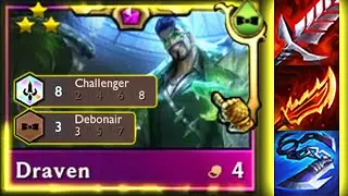 8 CHALLENGER  | VIP DRAVEN 3 STAR ⭐⭐⭐ | TFT Set 6.5