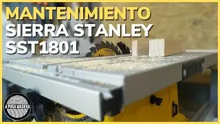 MANTENIMIENTO Y CAMBIO DE DISCO | Sierra Stanley SST1801