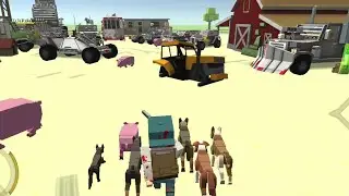 BLOCKAPOLYPSE Zombie Shooter: Saving Farm | Vehicles Came to Help the Farmer Sweaty Bob Agains Zombi