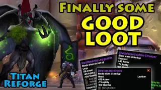 Finally getting some GOOD GEAR on my main rogue | Titan Reforged Raids (Chinese WoW)