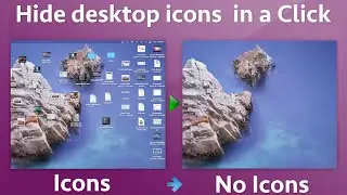 Desktop Icons Hider for Mac - Hide icons from multiple screens