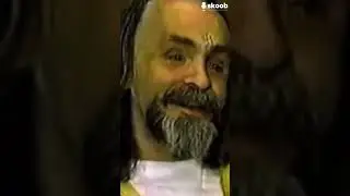 Charles Manson Singing 😱 Rare & Chilling Footage #youtubeshorts #criminal #cultleader #interview#usa