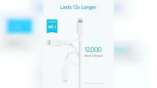 Review: Anker USB C to Lightning Cable, 321 USB-C to Lightning Cable (6ft,White), MFi Certifie...