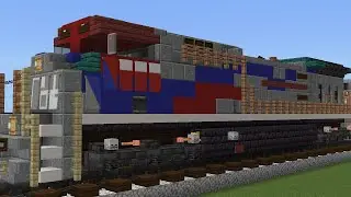 Minecraft GECX 4400 AC44CW Demonstrator Locomotive Tutorial
