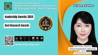 Assoc Prof Dr. Dan Zhang | Henan Polytechnic University  | China | Best Researcher Award