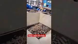 Scrap Metal Chips Shredder #doubleshaftshredder #shreddee