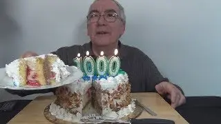 ASMR Eating My Favorite Cake 1K Subs Celebration