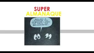 Tirinha em quadrinhos do Cebolinha-Turma da M&ocirc;nica SUPER almanaque n&uacute;mero 4.
