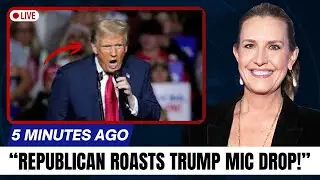 5 MIN AGO: Trump is astounded by the Republican's mic drop roast