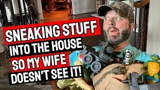 Thrift Store Shopping! Sneaking Stuff Into The House So My Wife Doesn't Find Out! 🤫 😰 🤣🤣