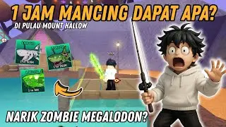 ZOMBIE MEGALODON! 1-HOUR FISHING CHALLENGE AT MOUNT HALLOW, WHAT FISH WILL YOU CAN COME? - Fish I...
