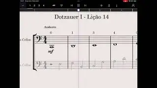 Li&ccedil;&atilde;o 14 - Dotzauer I - Cello 1